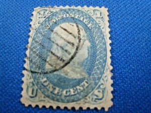 UNITED STATES, 1861 SCOTT #63 -  USED   (#1)