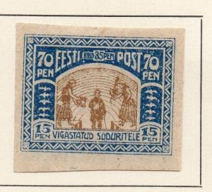 Estonia 1920 Early Issue Fine Mint Hinged 70p. 013073