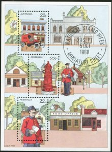 Australia 1980 SG757 National Stamp Week MS MNH