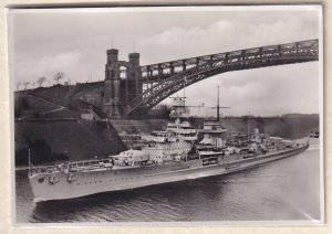 WW2: German Naval Feldpost: KMS Nurnberg B/W Photo Postcard (54731)