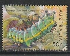 2003 Australia - Sc 2191 - used VF - 1 single - Emperor gum moth caterpillar