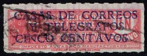 Ecuador #RA45 Overprint on Tobacco Stamp; Used (0.25)