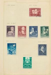 AUSTRIA 1940s/50s M&U Collection +Dues (Appx 110 Items) KR848
