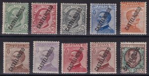 1924 CASTELROSSO, n . 15/24 10 values MNH / ** EXCELLENT QUALITY