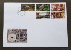 *FREE SHIP Slovenia Slovenian Mills 2016 (stamp FDC)