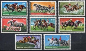 1971 Hungary 2703-2710 Horses 5,50 €