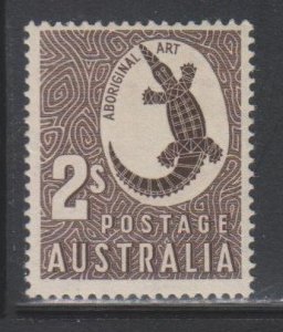 Australia,  2sh Crocodile (SC# 212) MH