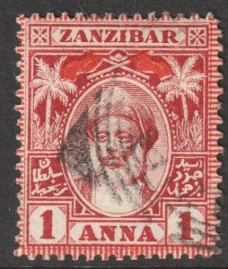 Zanzibar Scott 64 - SG190, 1899 Sultan 1a Red used