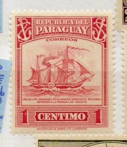 Paraguay 1946 Early Issue Fine Mint Hinged 1c. NW-175955