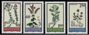 Liechtenstein # 1009 - 1012 MNH