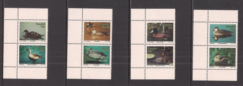 SOUTH AFRICA - TRANSKEI SC# 272a-78a    FVF/MOG  1992