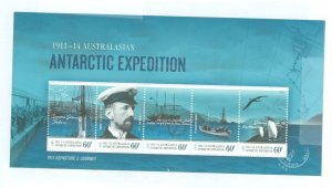 Australian Antarctic Territory #L159F Mint (NH) Souvenir Sheet
