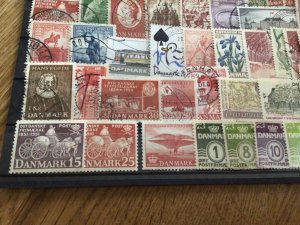 Denmark mounted mint or used stamps  A12361