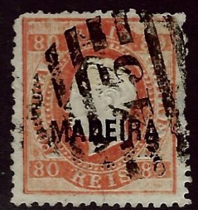 Portuguese Madeira SC#26 perf 12 1/2 Used F-VF...Worth a Close Look!!