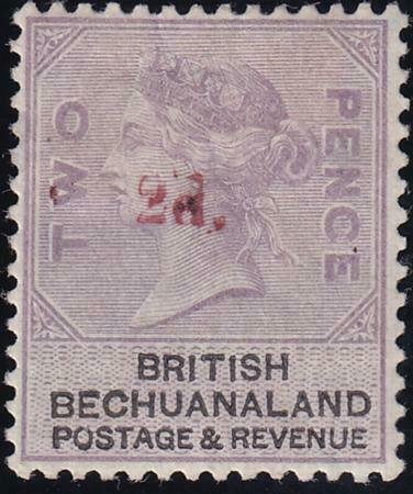 Bechuanaland 1888 SC 25b Mint On Pale Dull Lilac