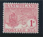 Basutoland  Postage Due  SG D3  space filler Mint Hinged see details  