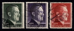 Germany 1942 Adolf Hitler def., Part Set [Used]