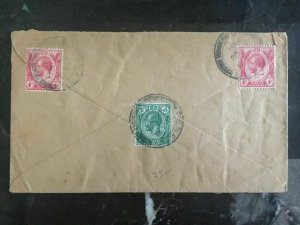 1921 Penang Straits Settlements Malaya Cover To Lucern Switzerland