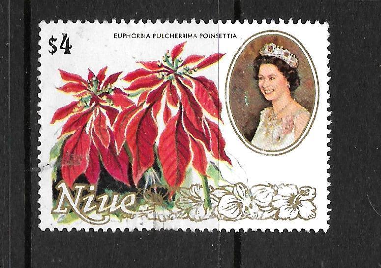 NIUE  1981-82  $4  FLOWERS  FU     Sc 332