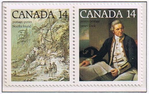 Canada Mint VF-NH #764a Captain James Cook