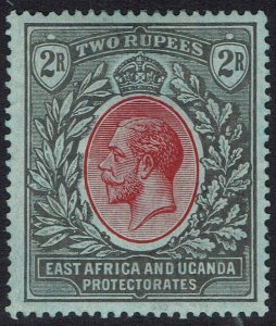 EAST AFRICA AND UGANDA 1912 KGV 2R WMK MULTI CROWN CA