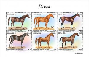 2024 05 - SIERRA LEONE - HORSES             6V  complet set    MNH **