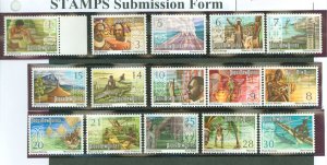 Papua New Guinea #369-386 Mint (NH) Single (Complete Set)