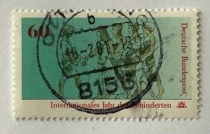 Germany 1981 Scott 1342 used - 60pf,   International Year of the  Disabled