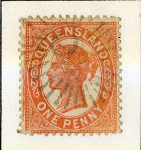 QUEENSLAND 104 USED BIN $0.50 ROYALTY