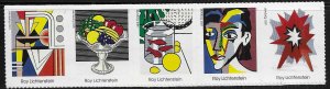 5792-5796 MNH Roy Lichtenstein strip of 5