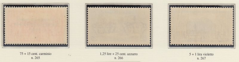 Italy Regno - Sassone n.262-268 cv 170$ MNH**