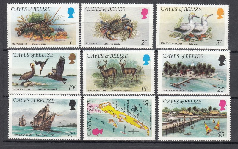 J43647 JL Stamps 2 dif whales dolphins aruba sets mnh #351-4, 398a-j