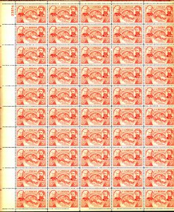 U.S. #964 MINT OG NH FULL SHEET OF STAMPS