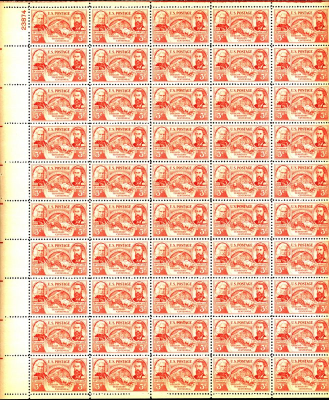 U.S. #964 MINT OG NH FULL SHEET OF STAMPS