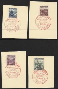 Bohemia & Moravia: 1939 Lot Forerunner & Follower Cancellations - 2 Scans