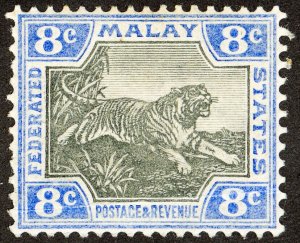Malaya Stamps # 22A MLH VF Scott Value $25.00