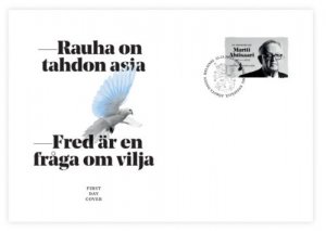 Finland 2023 Martti Ahtisaari In Memoriam President Nobel laureate Posti FDC