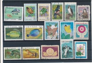 D387843 Vietnam Nice selection of VFU Used stamps