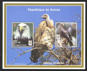 Guinea Yvert BF132 MNH 1998 2000f X 2 Animals SS 19th Scout Jamboree