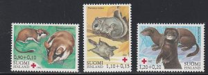 Finland # B227-229, Animals, Mint NH, 1/2 Cat.