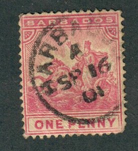 Barbados #72 used single (wtmk 2)