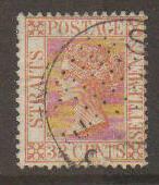 Straits Settlements #56 Used