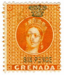 (I.B) Grenada Revenue : Duty Stamp 6d