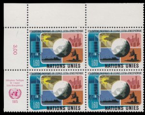 United Nations - Geneva 46 Inscription Block MNH