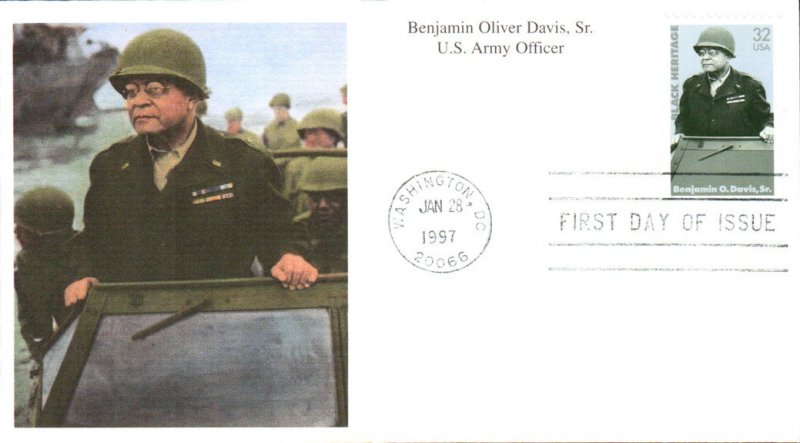 #3121 Gen. Benjamin O. Davis Sr. Mystic FDC