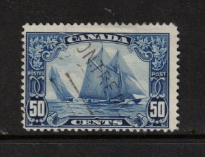 Canada #158iii Used Fine Man On The Mast Variety **With Certificate**
