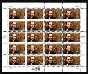 USA-Sc#3221- id12-unused NH sheet-Literary Arts-Stephen Vincent Benet-1998-