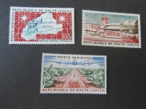 Burkina Faso 1961 Sc C1-C3 set MNH