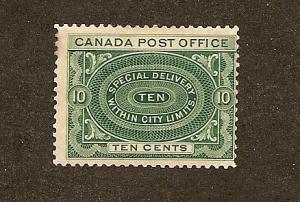 Canada  Scott #E1   Mint H    Scott CV 110.00