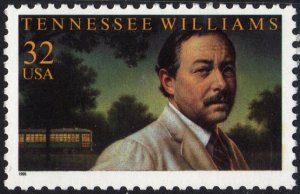 SC#3002 32¢ Tennessee Williams Single (1995) MNH